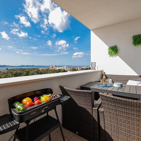 Апартаменты Stella Maris 2Bdr, Balcony, Sea View, Garage, Bbq Задар Экстерьер фото