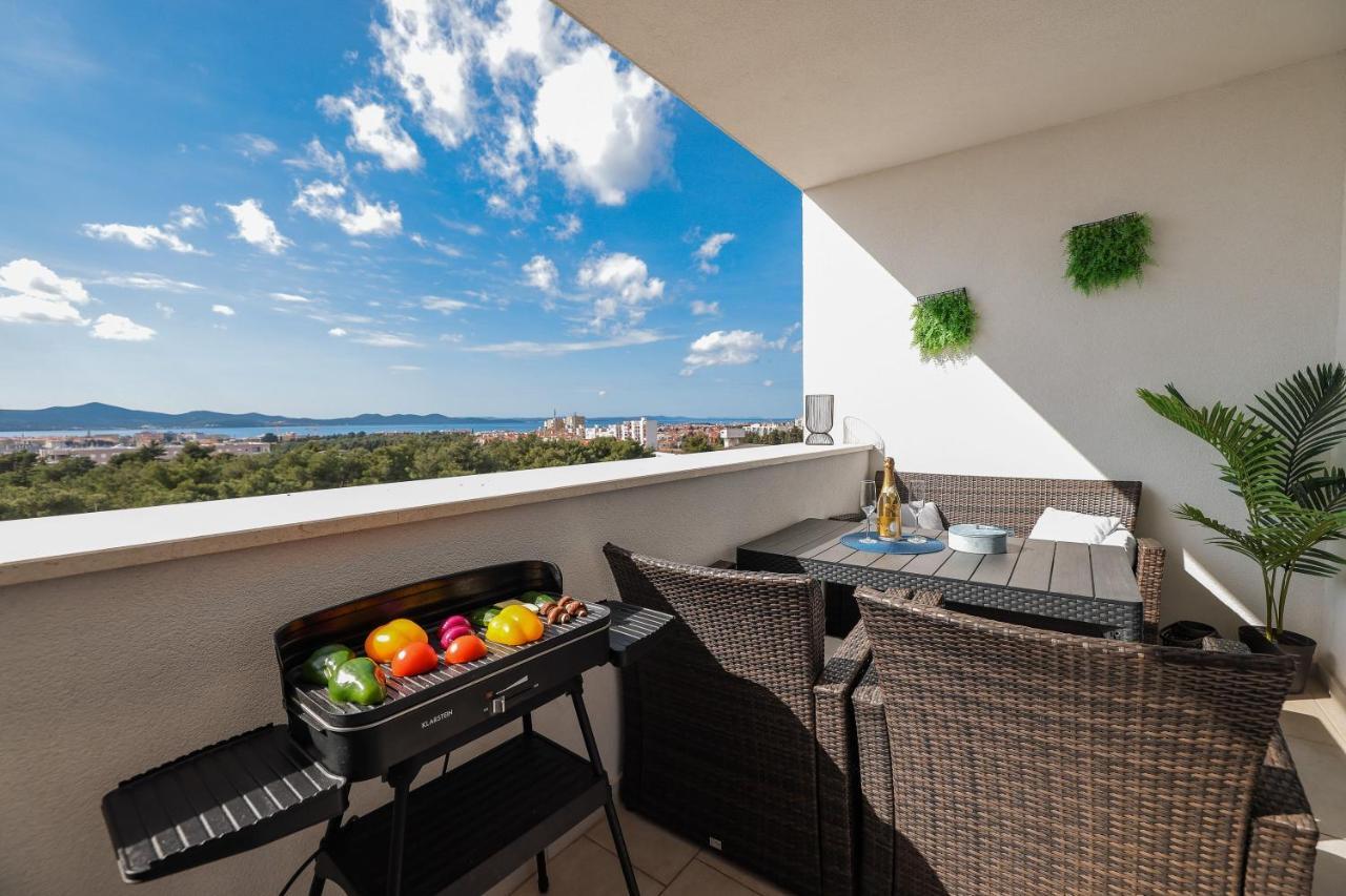 Апартаменты Stella Maris 2Bdr, Balcony, Sea View, Garage, Bbq Задар Экстерьер фото