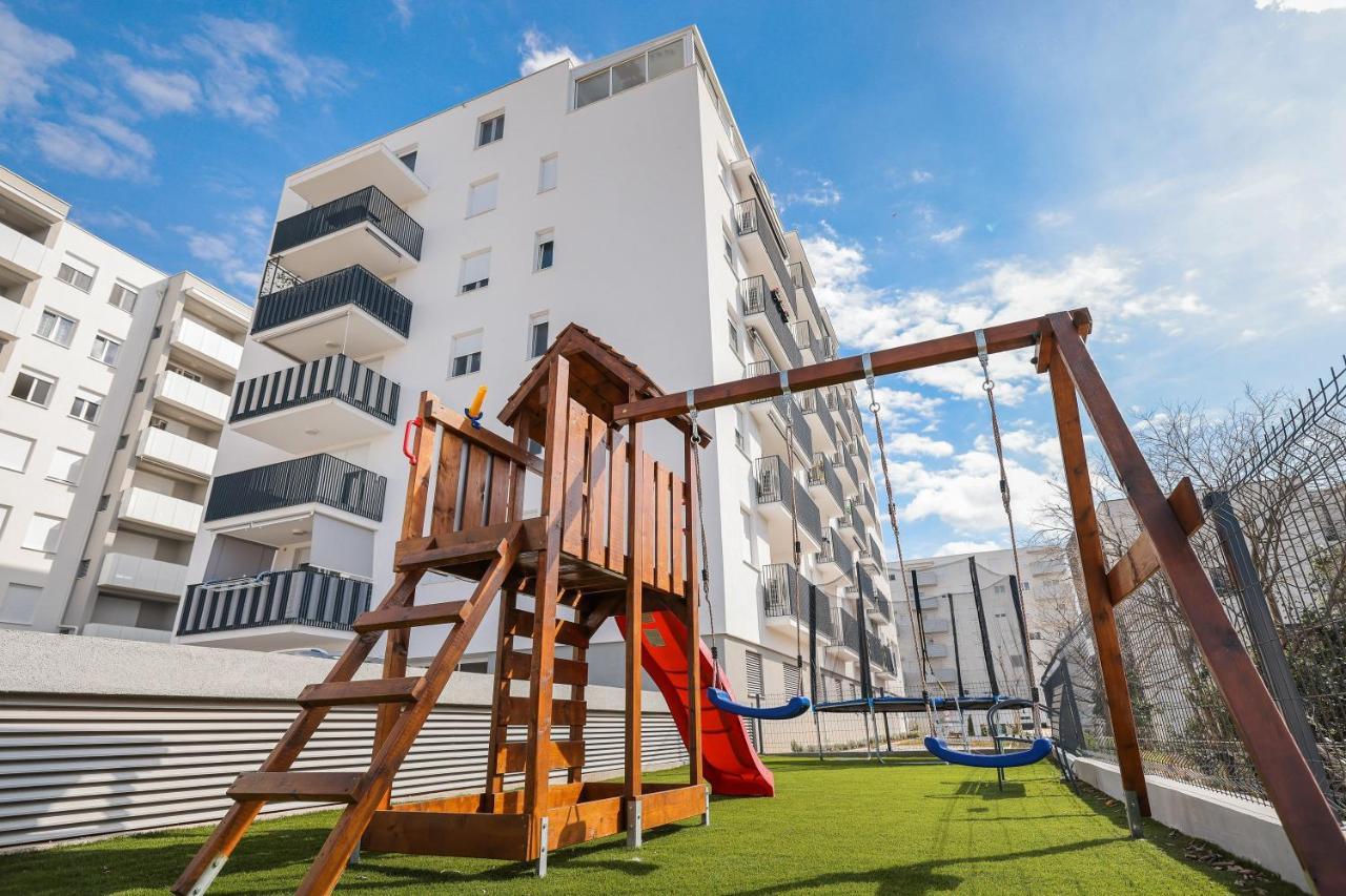 Апартаменты Stella Maris 2Bdr, Balcony, Sea View, Garage, Bbq Задар Экстерьер фото