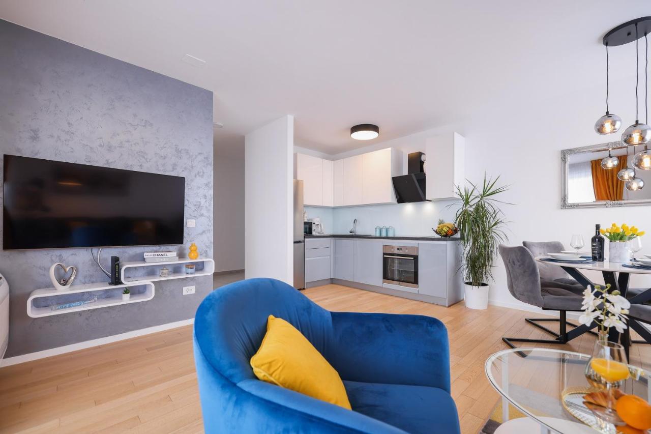 Апартаменты Stella Maris 2Bdr, Balcony, Sea View, Garage, Bbq Задар Экстерьер фото