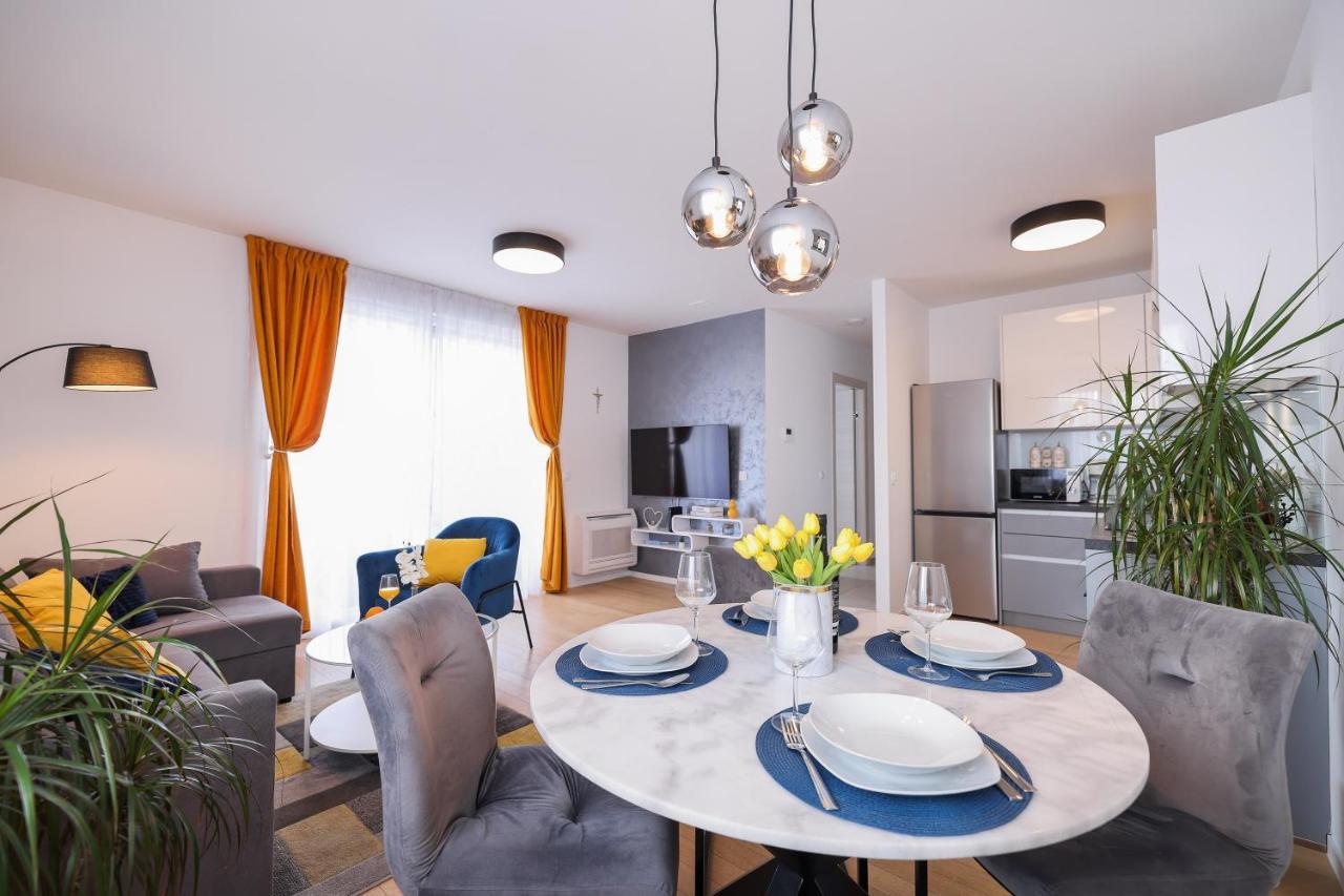 Апартаменты Stella Maris 2Bdr, Balcony, Sea View, Garage, Bbq Задар Экстерьер фото