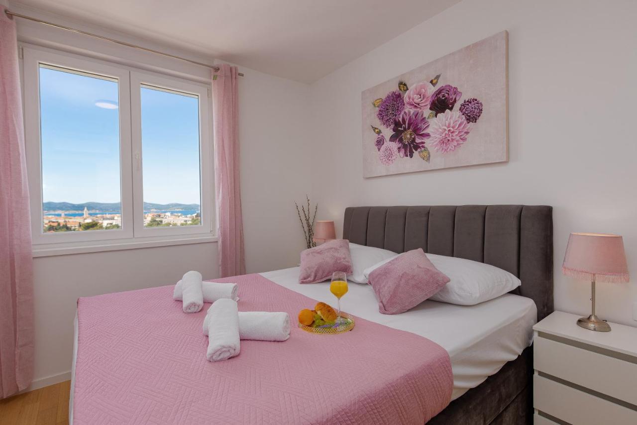 Апартаменты Stella Maris 2Bdr, Balcony, Sea View, Garage, Bbq Задар Экстерьер фото