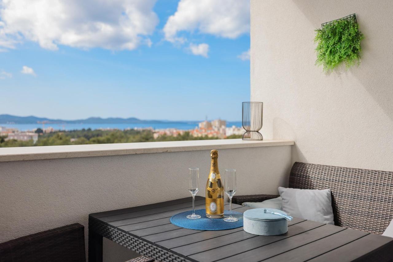 Апартаменты Stella Maris 2Bdr, Balcony, Sea View, Garage, Bbq Задар Экстерьер фото